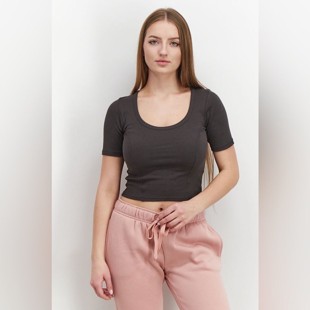 Topshop Scoop Neck Tshirt